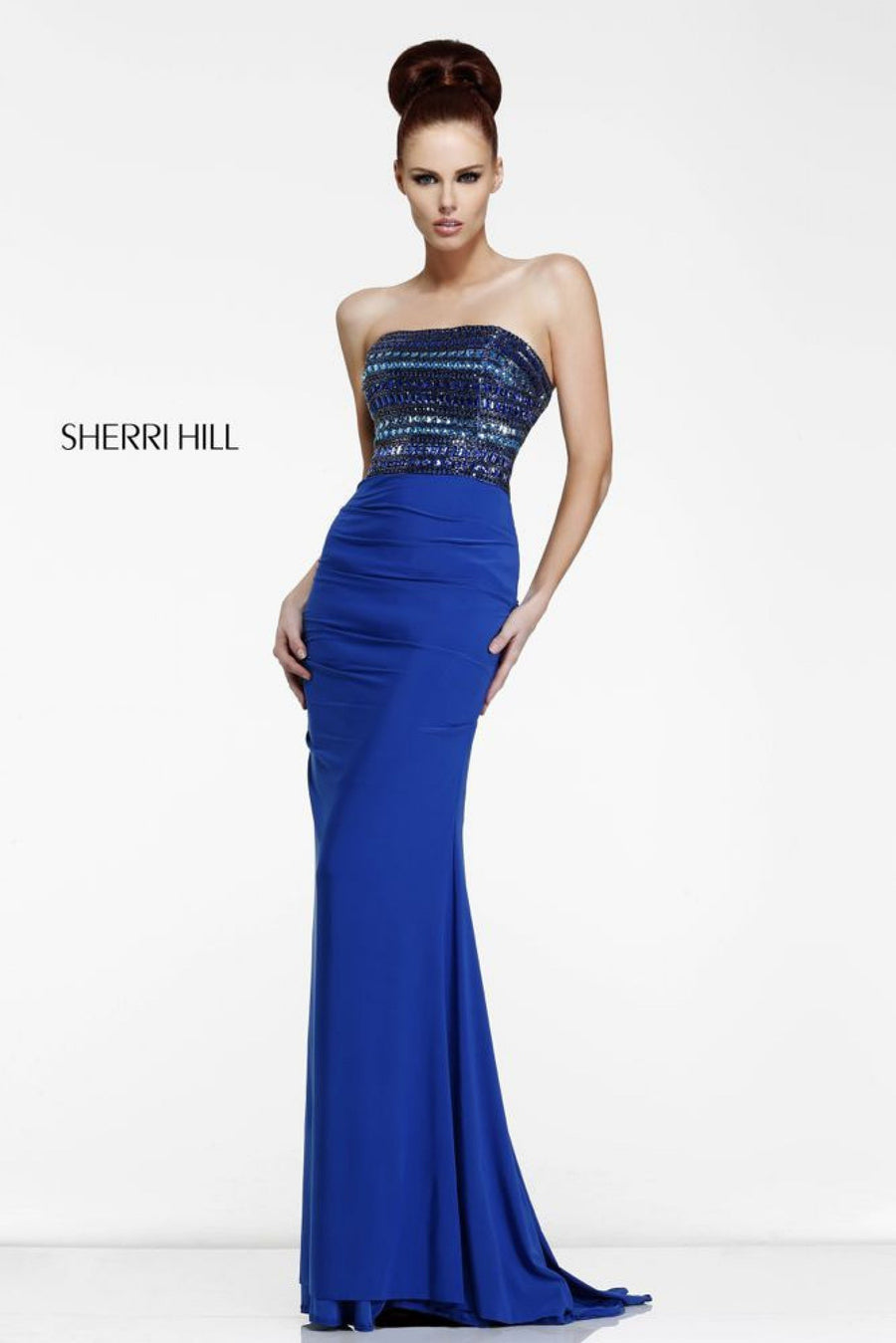 Sherri Hill style 11033 in royal