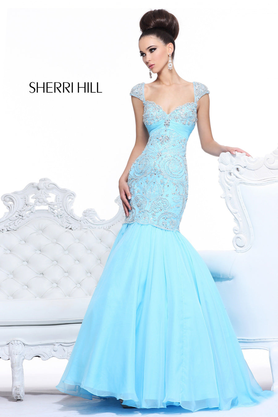 Sherri Hill style 21036 in nude