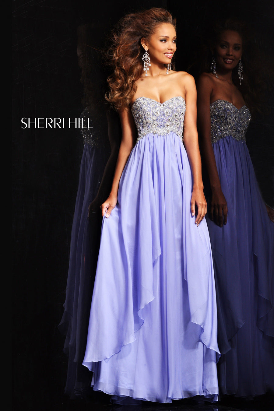 Sherri Hill style 3862 in light blue