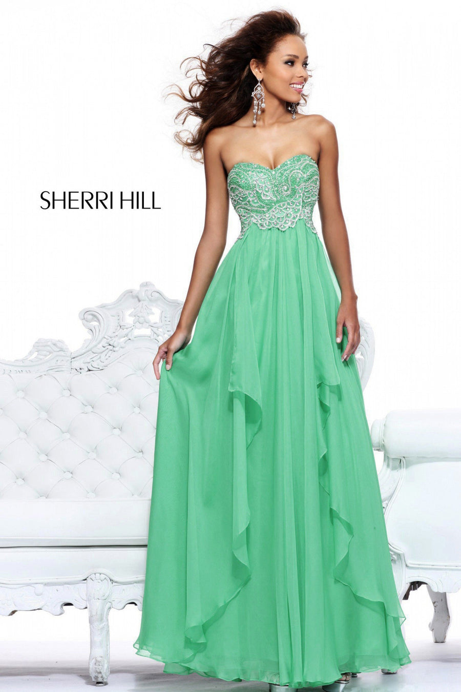 Sherri Hill style 3874 in yellow