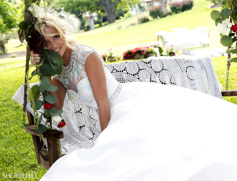 Sherri Hill style 50084 in ivory