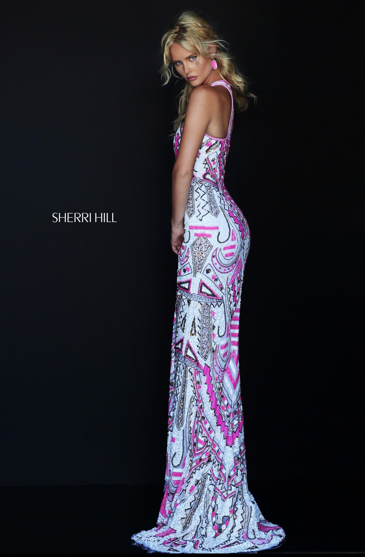 Sherri Hill 50359 beaded fitted gown