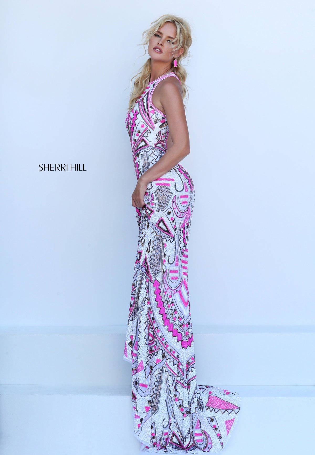 Sherri Hill 50359 beaded fitted gown