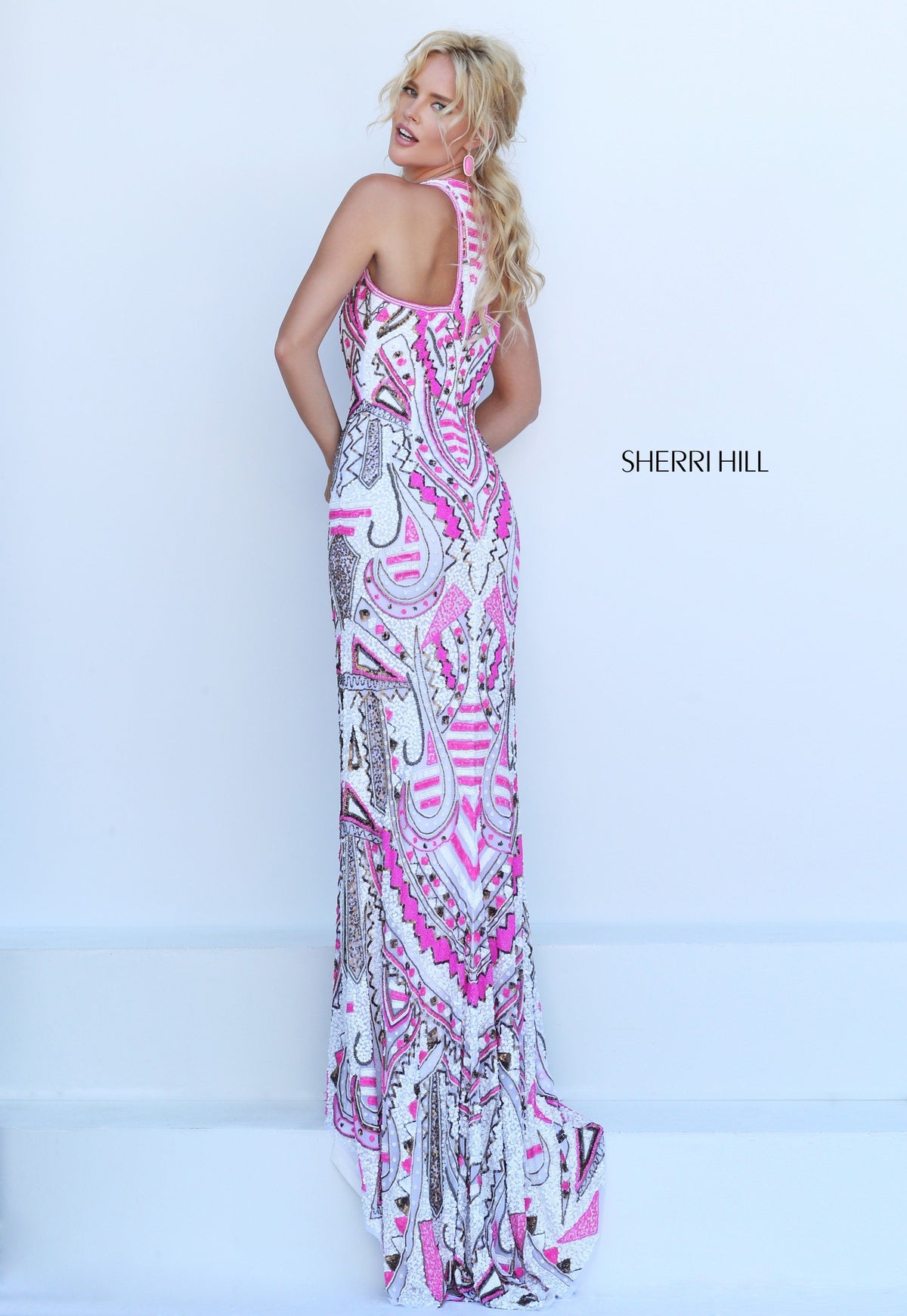 Sherri Hill 50359 beaded fitted gown