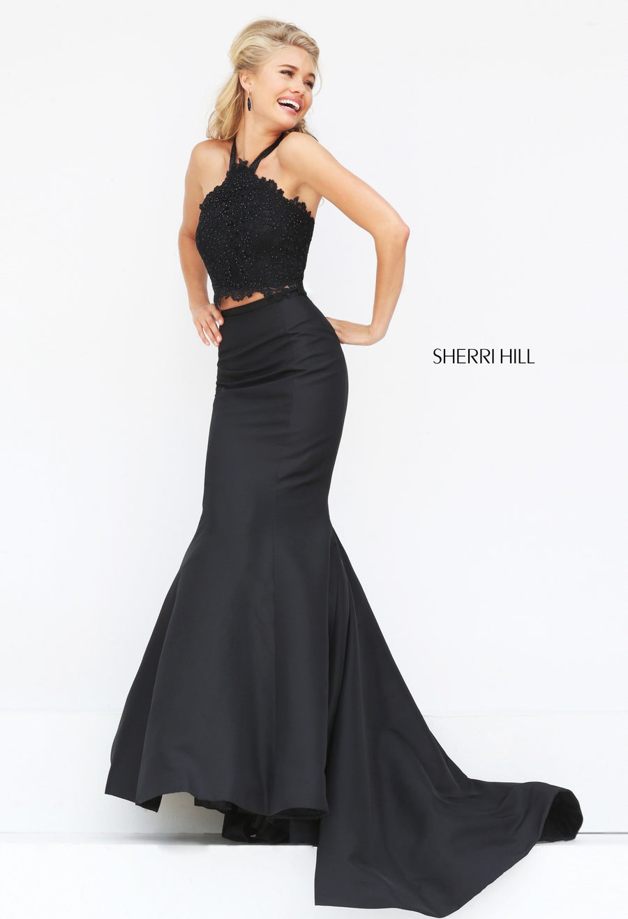 Sherri Hill style 50419 in light blue