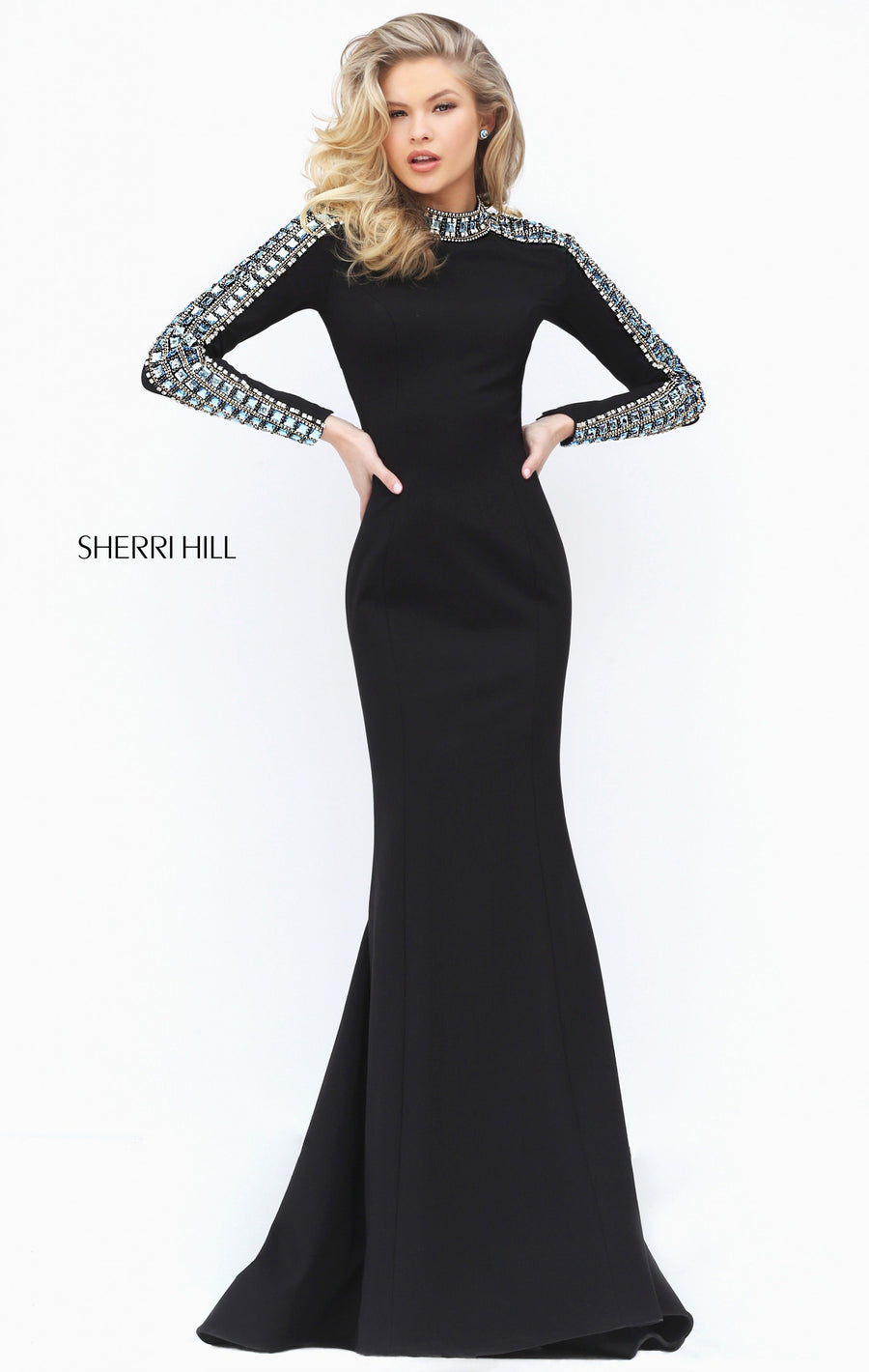 Sherri Hill style 50611 in ivory
