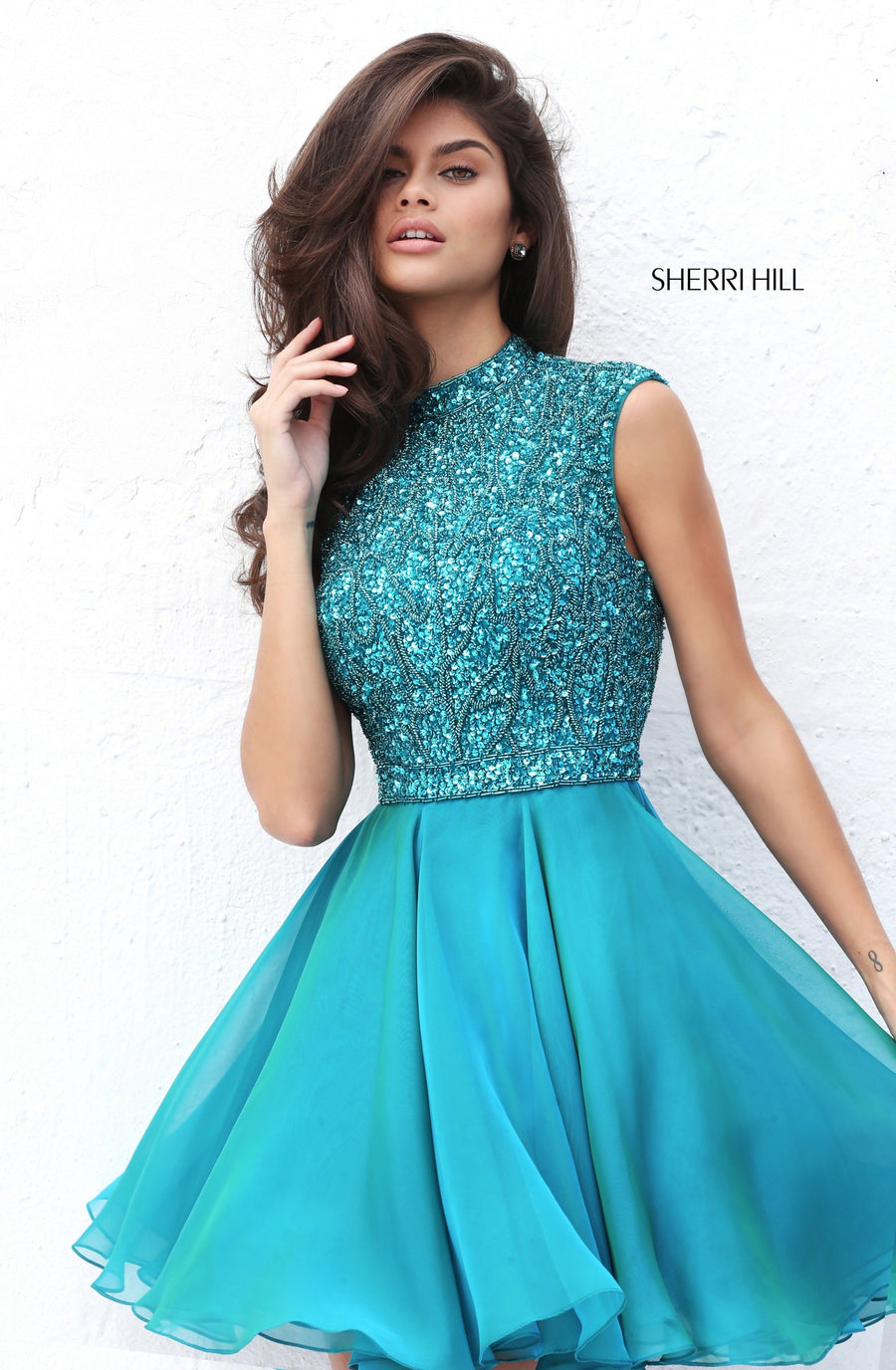 Sherri Hill style 50690 in royal