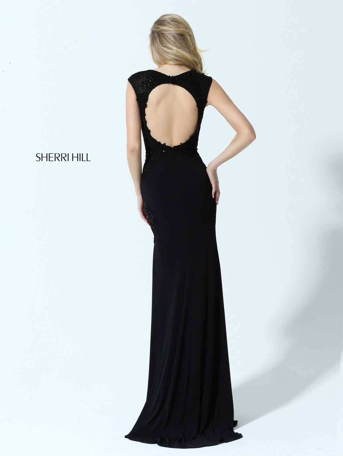 Sherri Hill 50763 fitted jersey gown