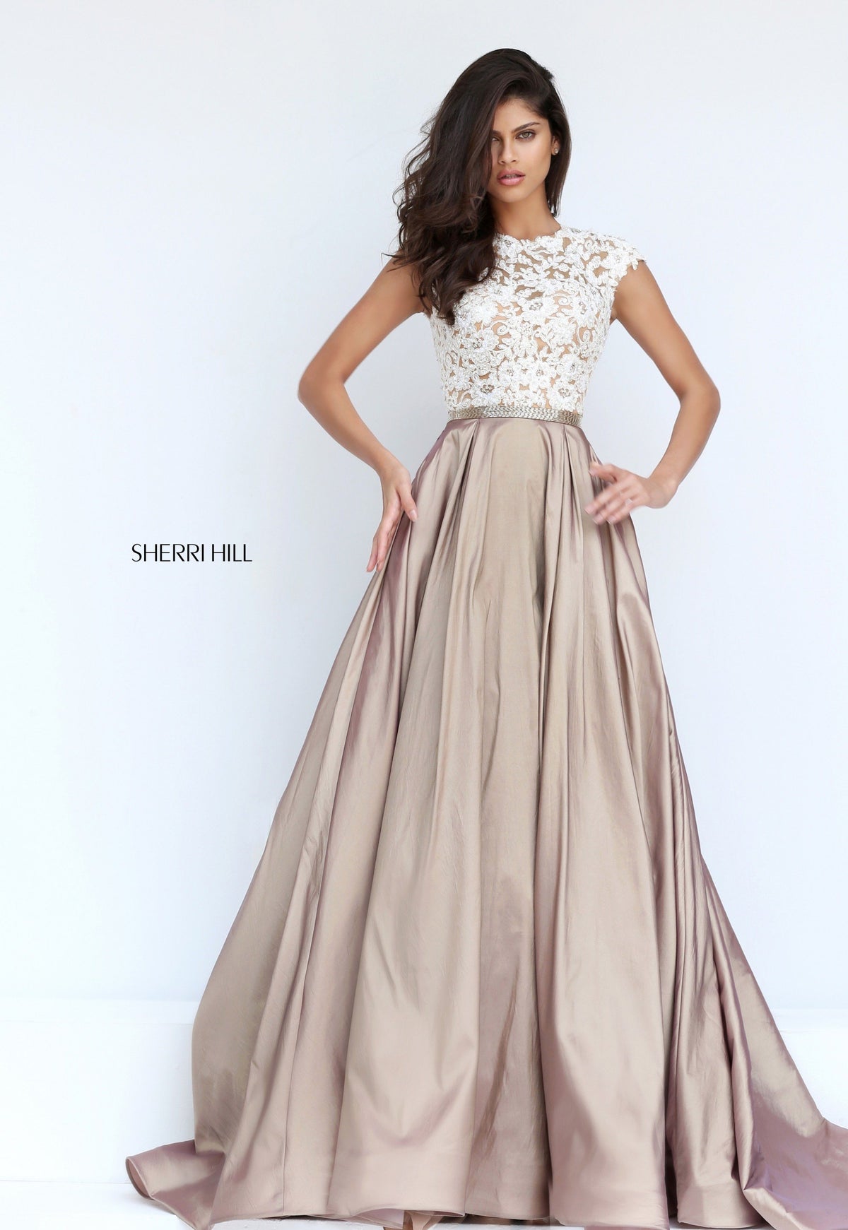 Sherri Hill 50843 taffeta ball gown