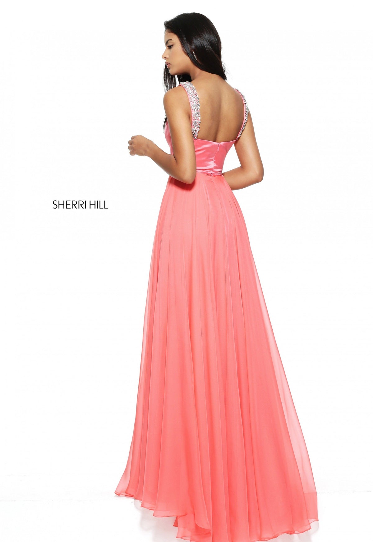 Sherri Hill 50988 chiffon A-line gown