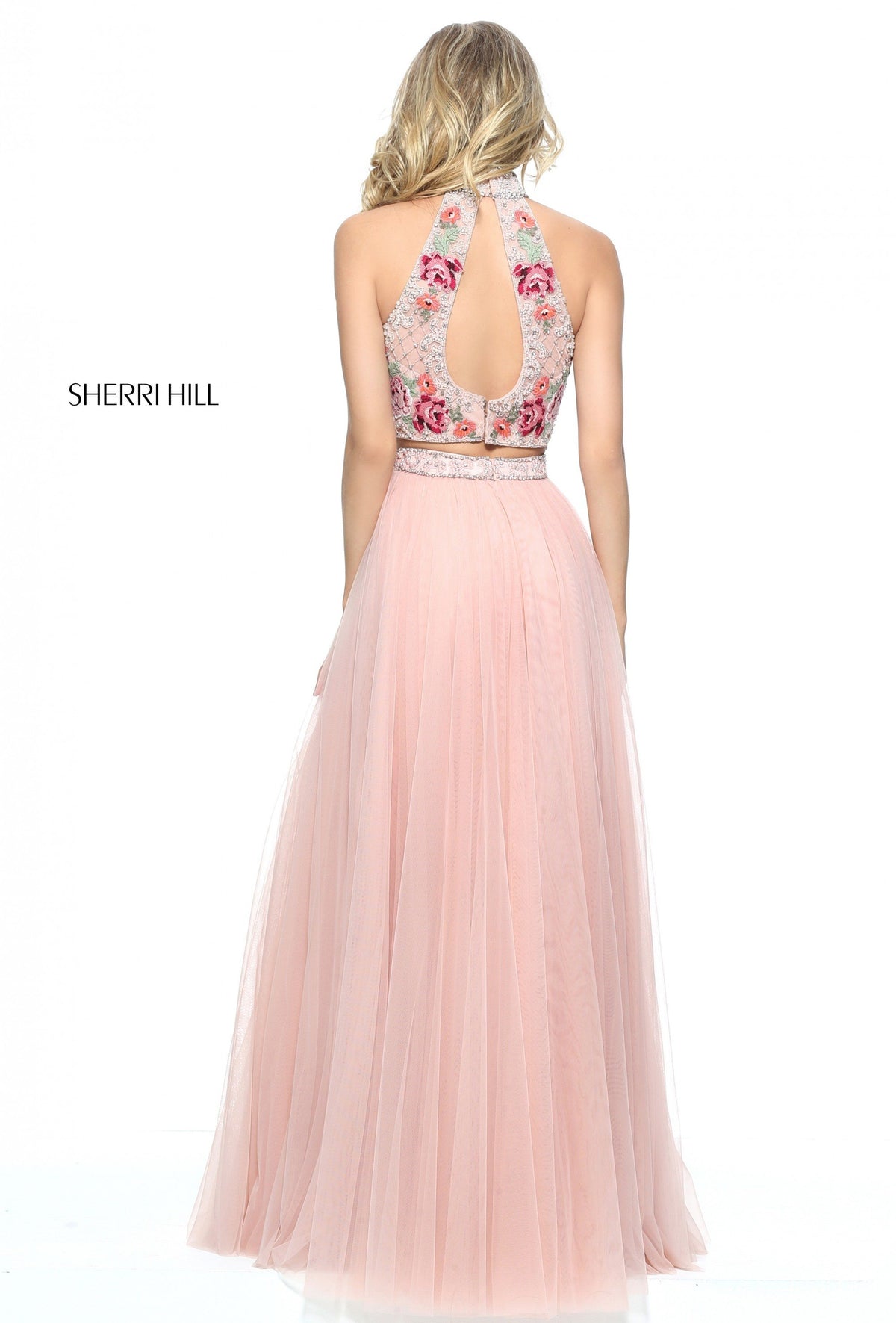 Sherri Hill 51121 two-piece tulle skirt