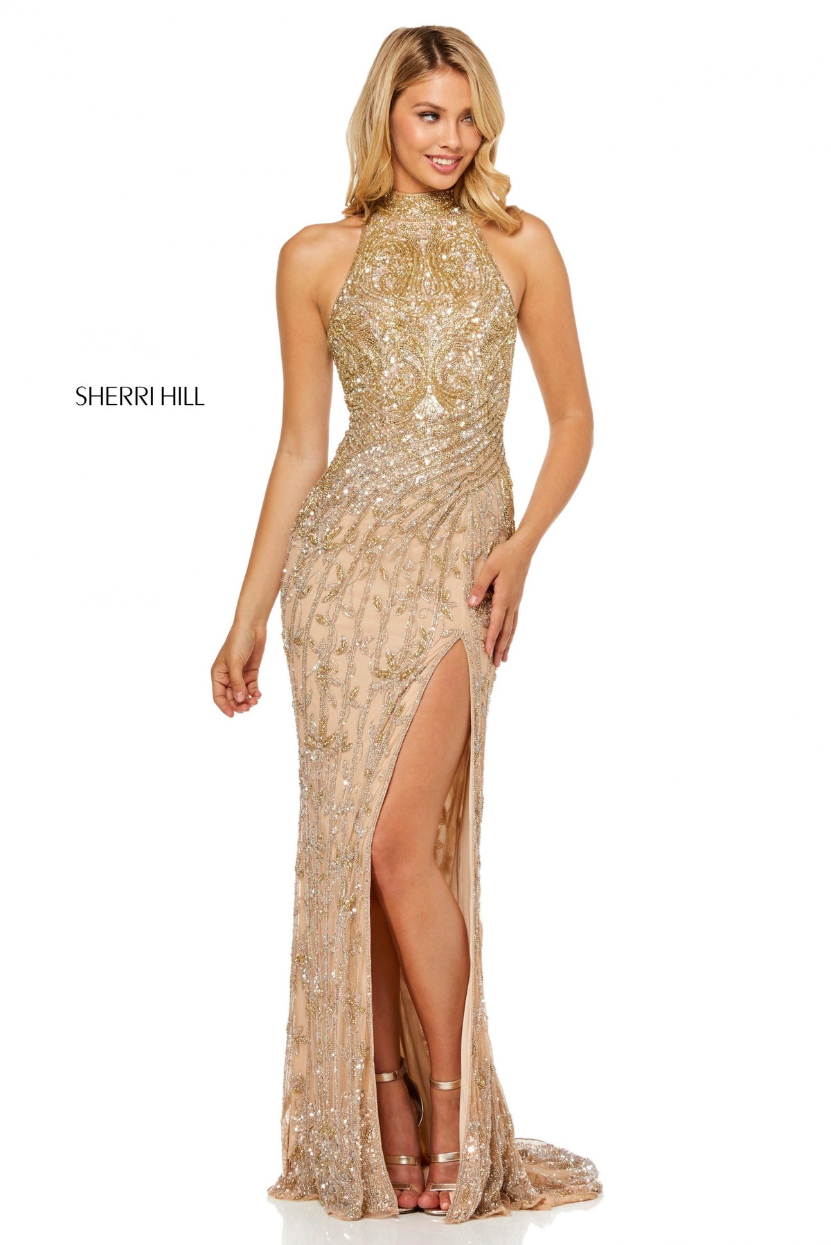 Sherri Hill 52426 beaded gown