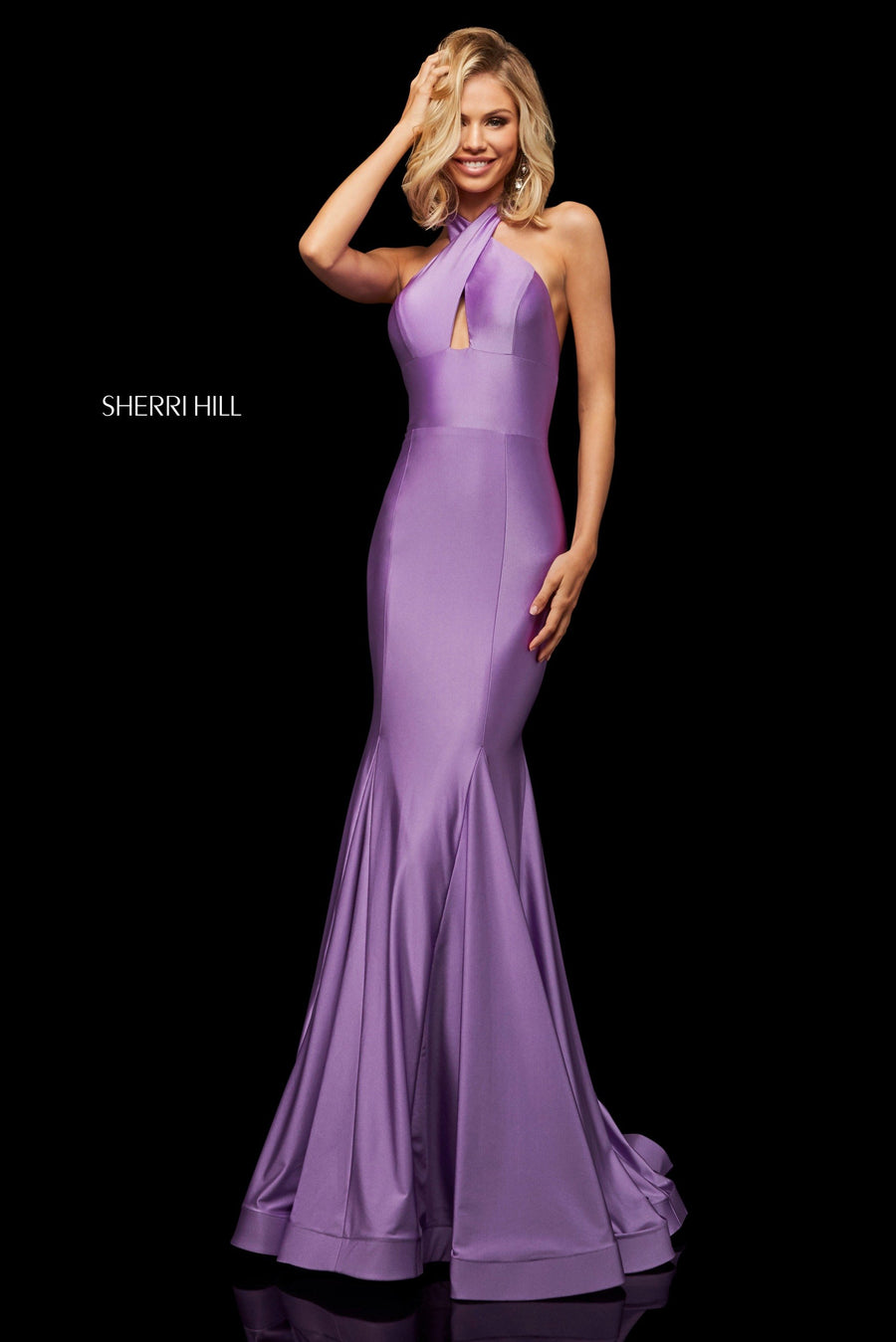 Sherri Hill style 52784 in navy