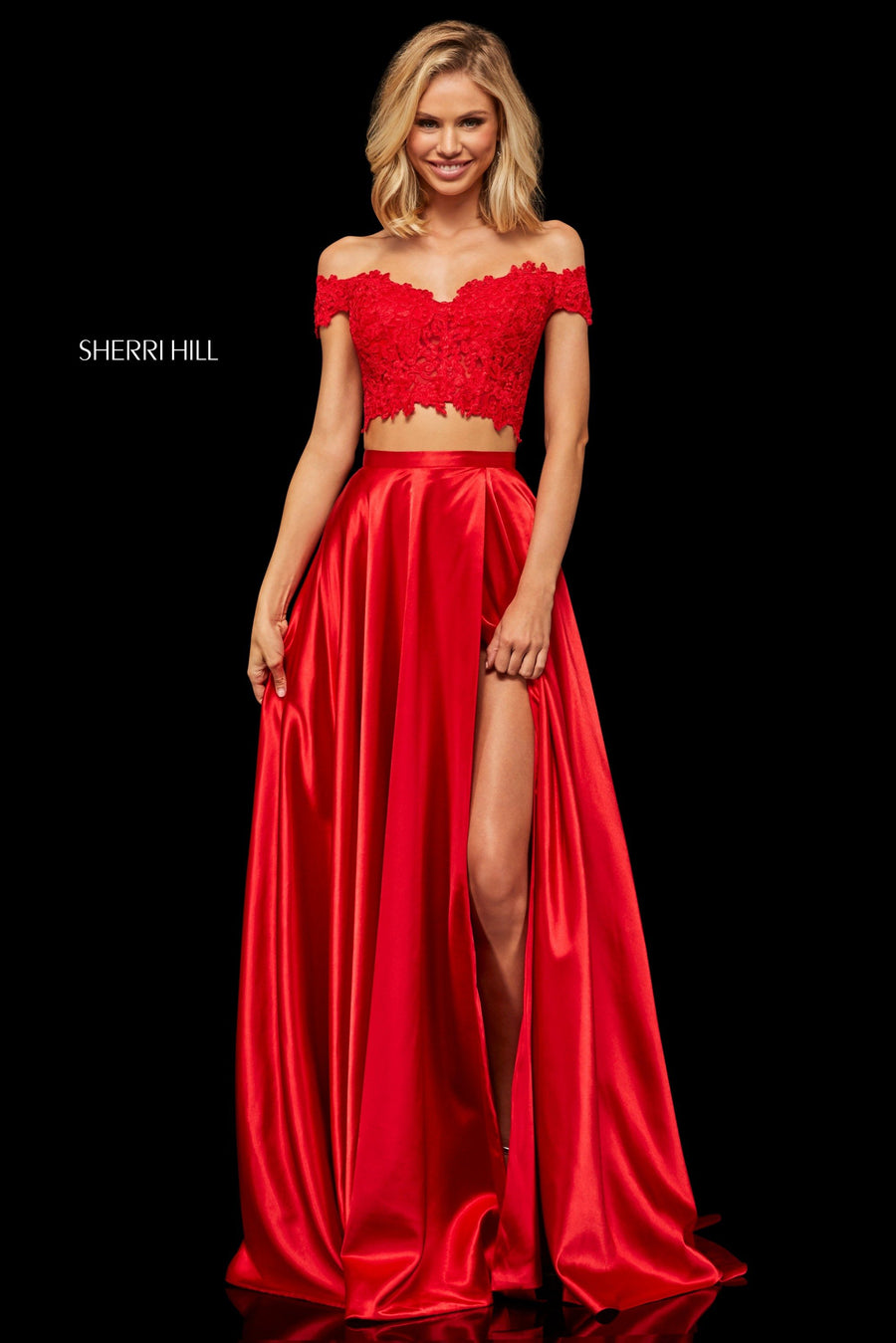 Sherri Hill style 52567 in ivory