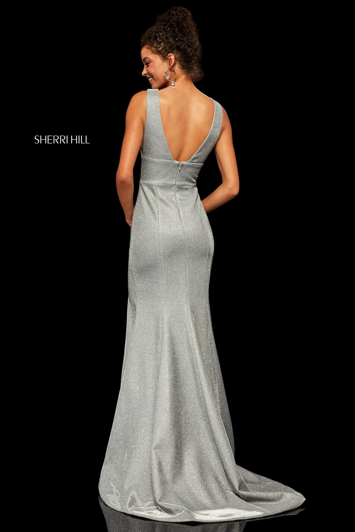 Sherri Hill 52480 glitter stretch dress