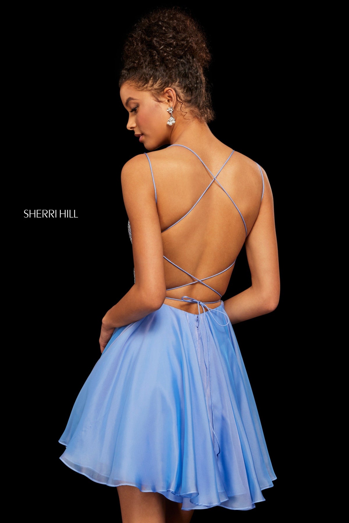 Sherri Hill 53113 cocktail dress in periwinkle