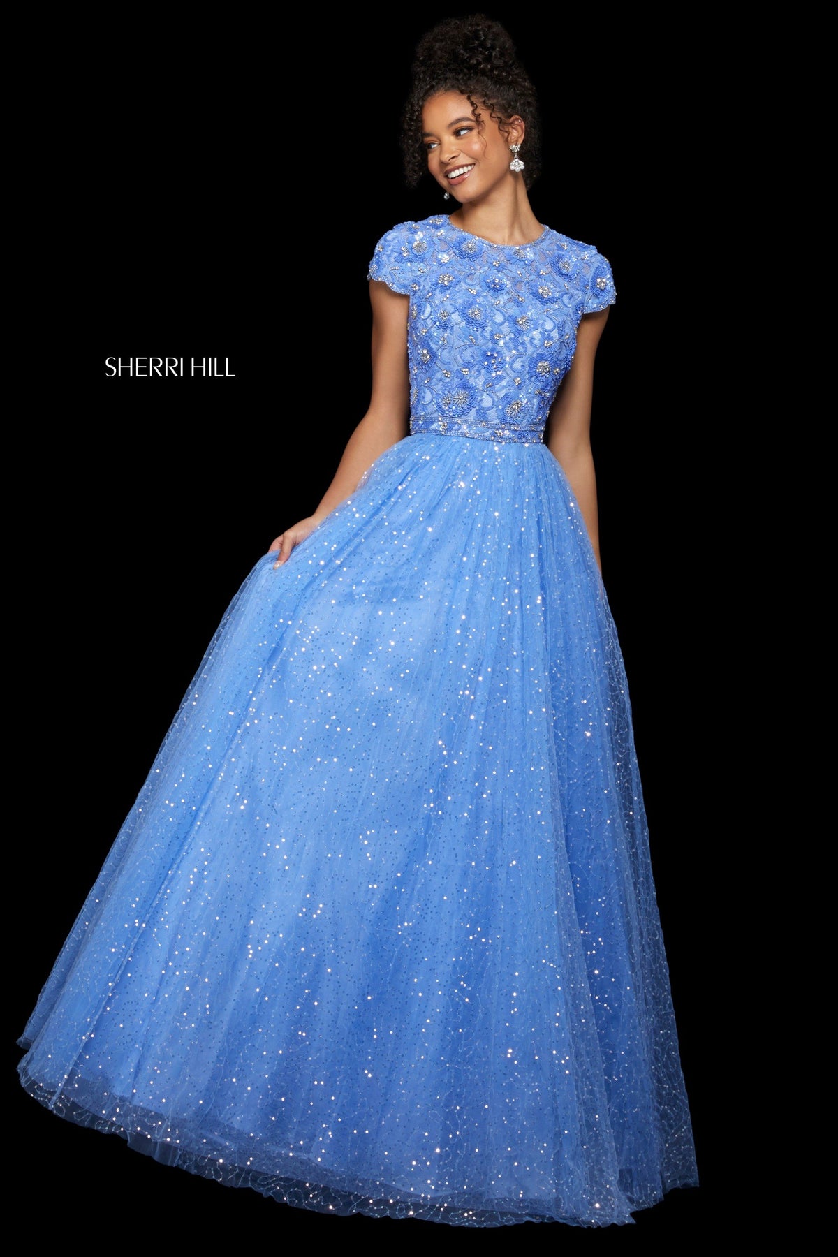Sherri Hill 53227 tulle A-line skirt
