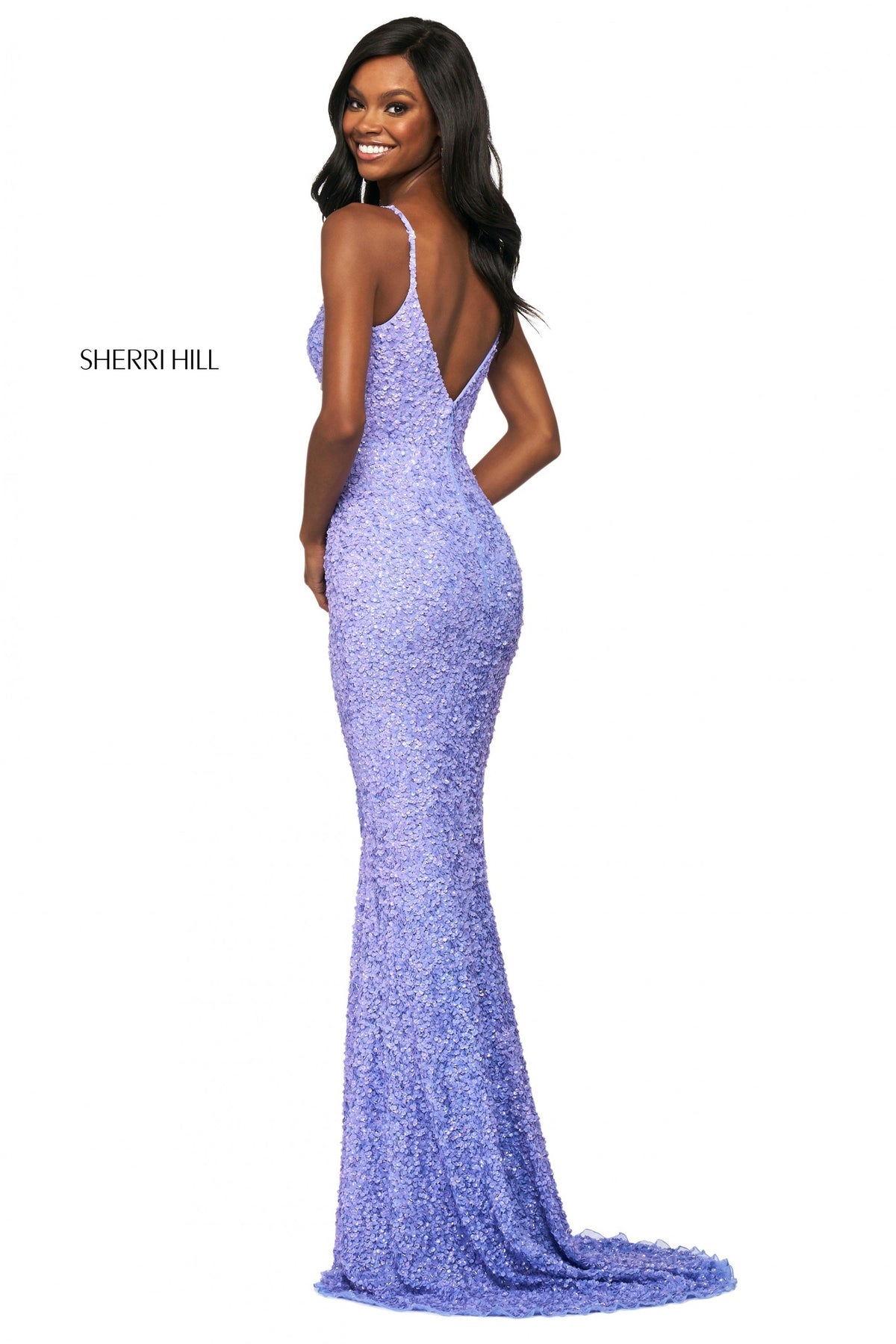 Sherri Hill 53449 sequin gown