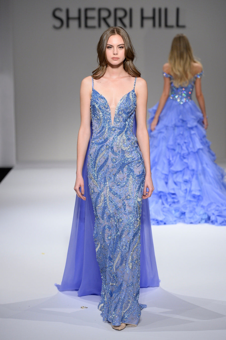 Sherri Hill style 44572 in periwinkle