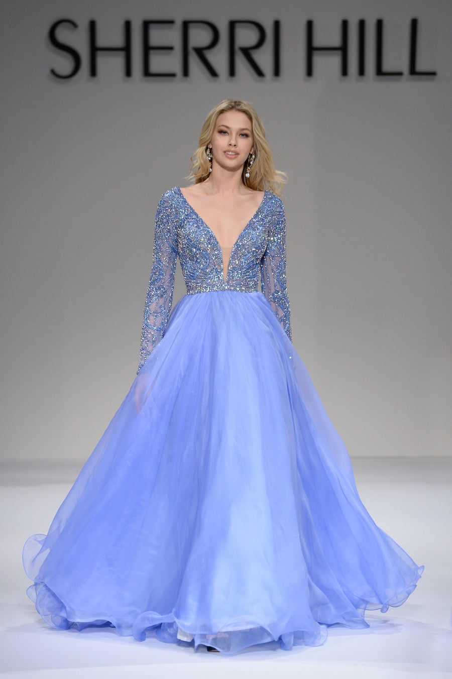 Sherri Hill style 44566 in periwinkle