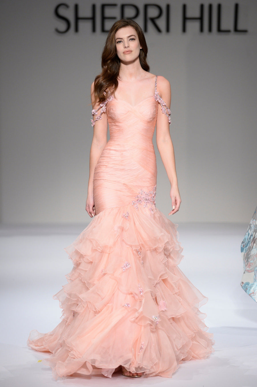 Sherri Hill style 44465 in blush