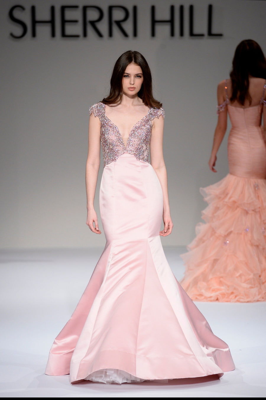 Sherri Hill style 44547 in pink