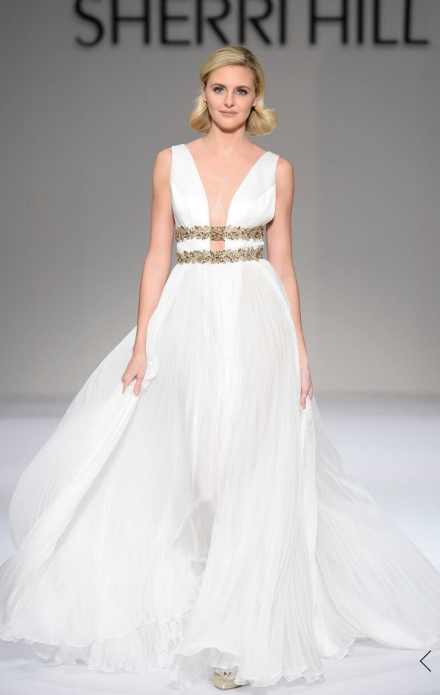 Sherri Hill style 44560 in ivory