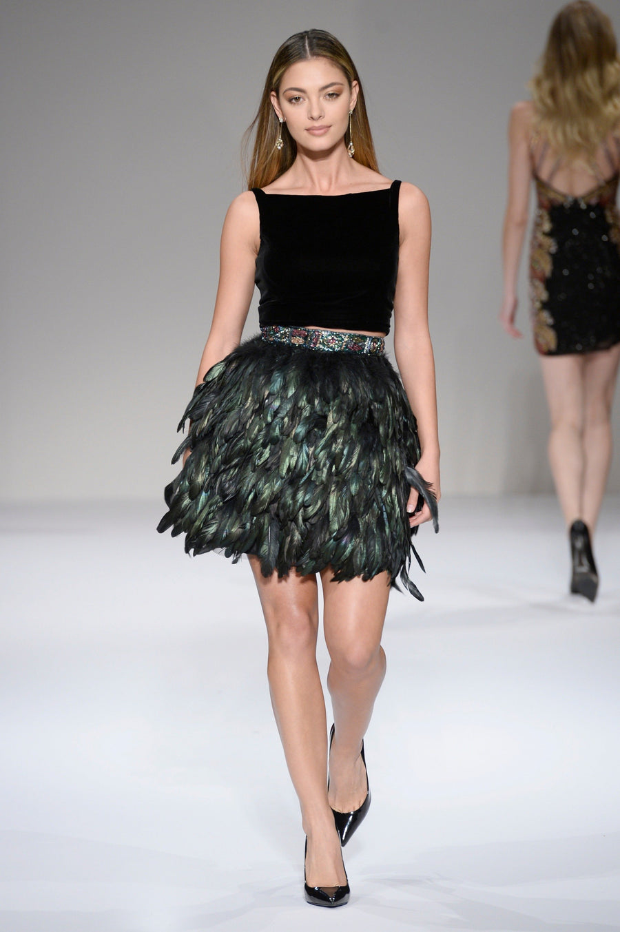 Sherri Hill style 53919 in black/green