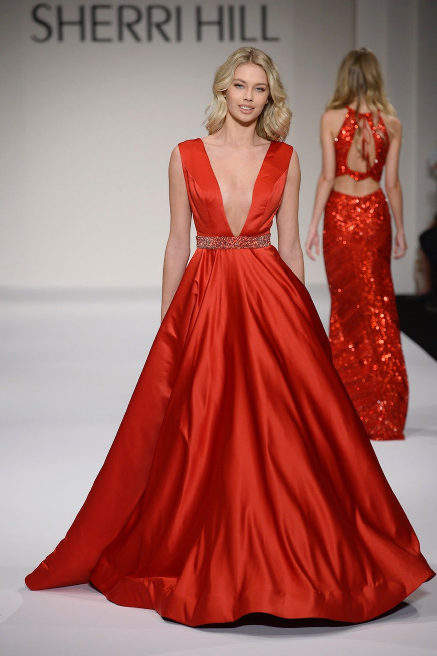 Sherri Hill style 44480 in red