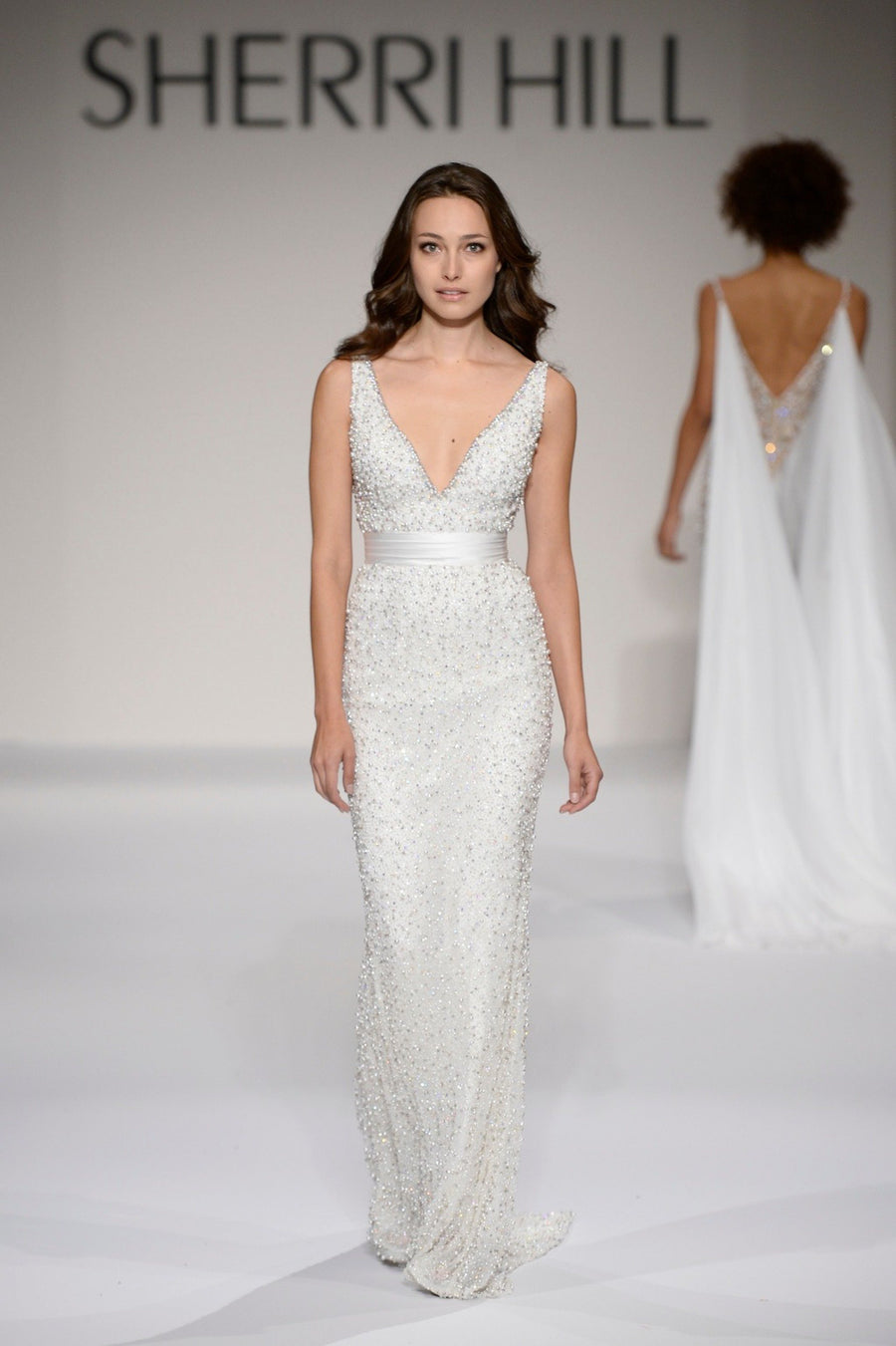 Sherri Hill style 44513 in ivory