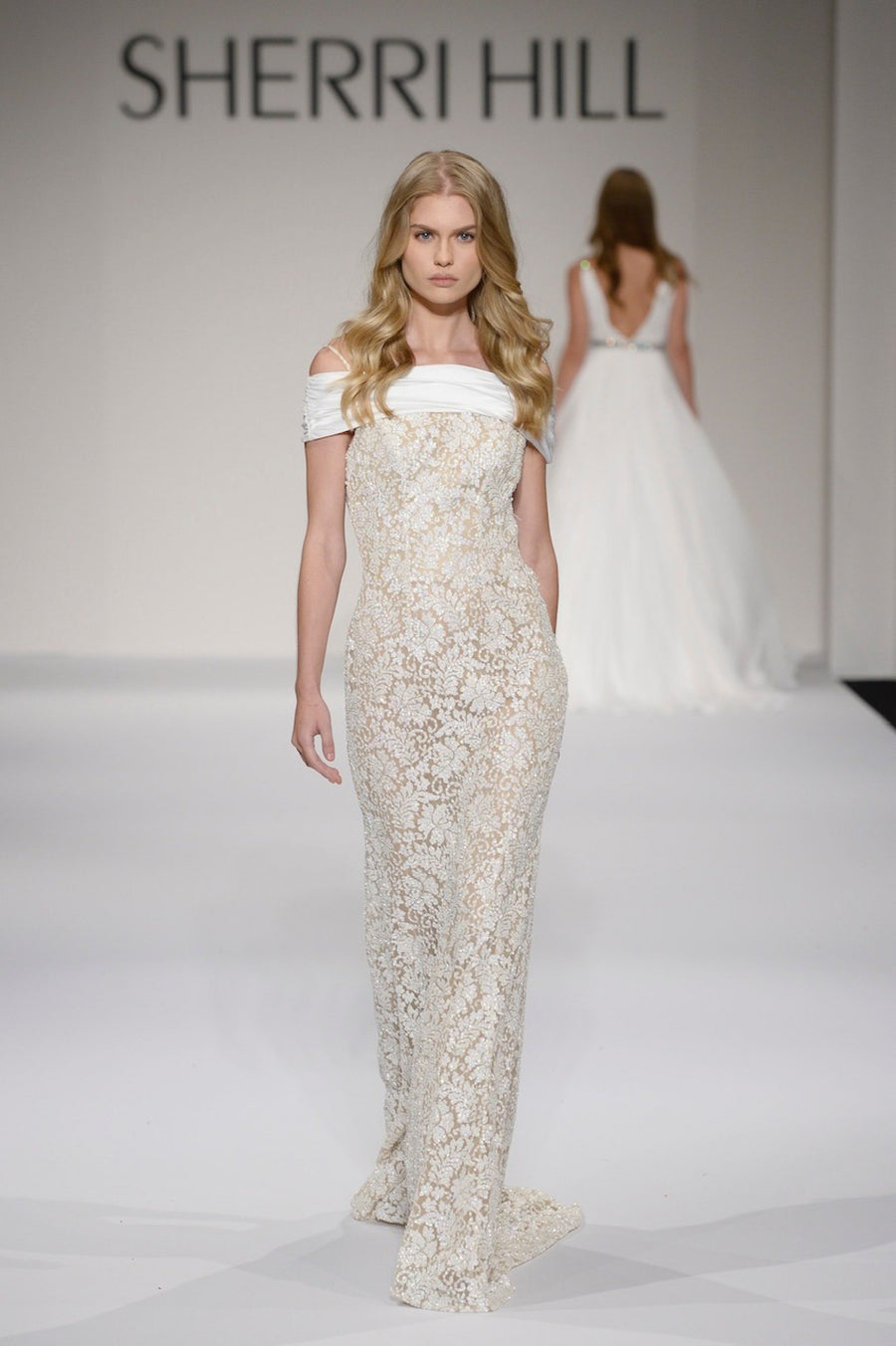 Sherri Hill style 44377 in ivory