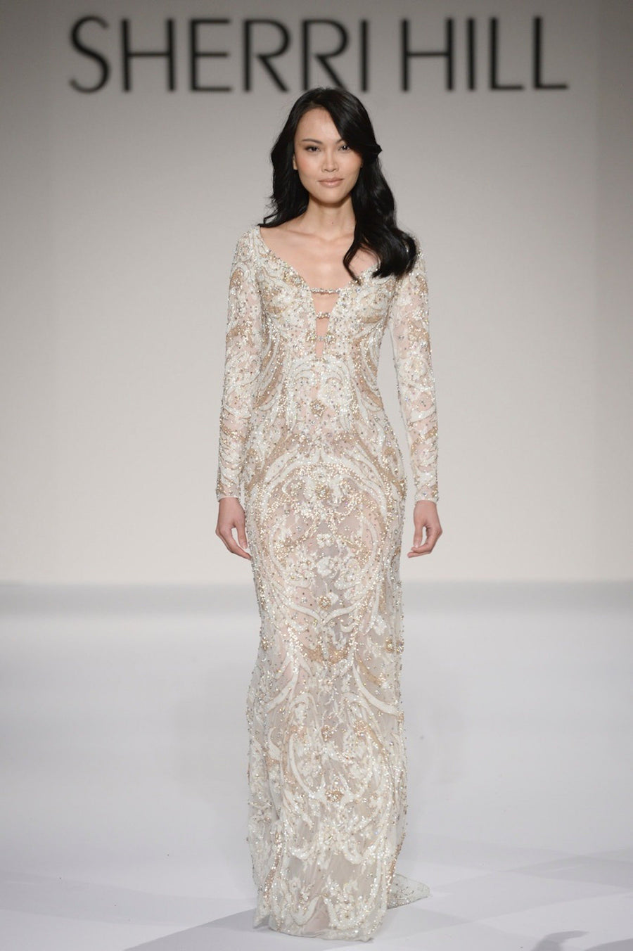 Sherri Hill style 44469 in ivory
