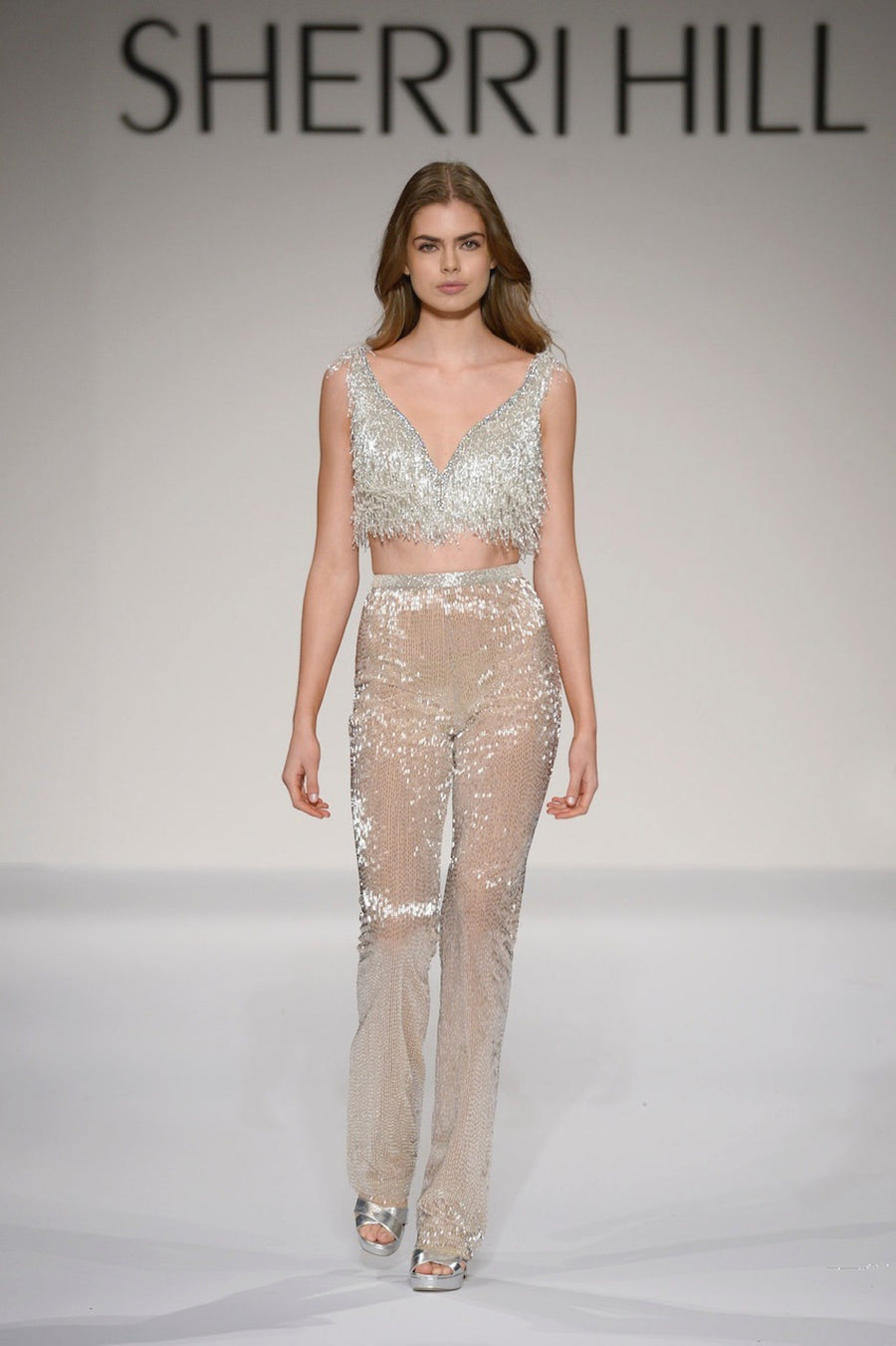 Sherri Hill style 44522 in silver