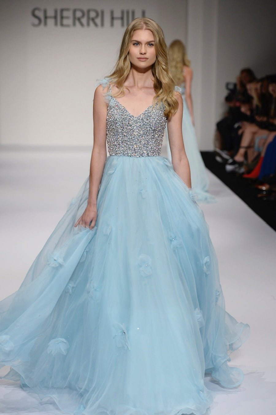 Sherri Hill style 44486 in light blue