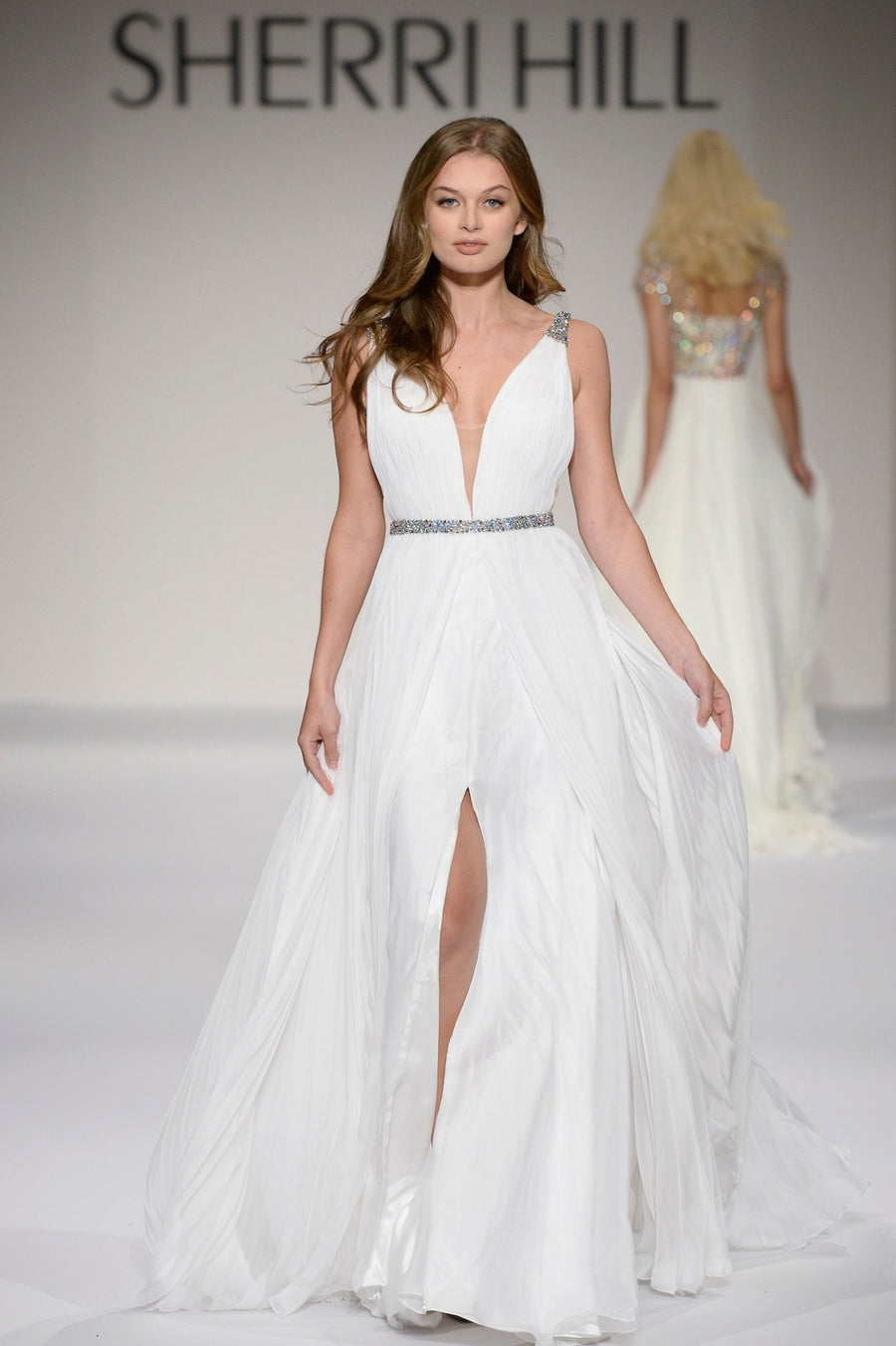 Sherri Hill style 44456x in ivory