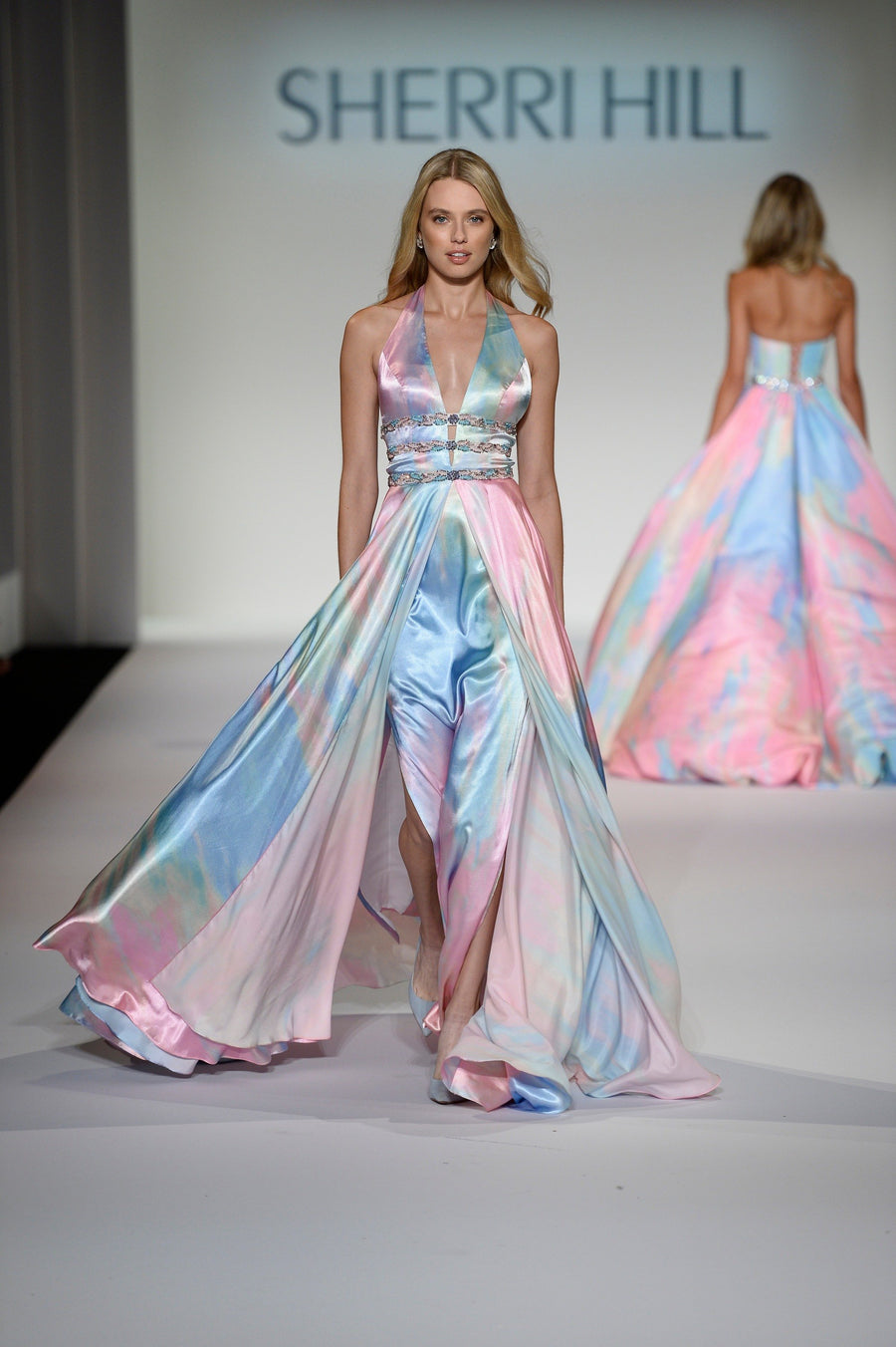 Sherri Hill style 217874 in tiedye