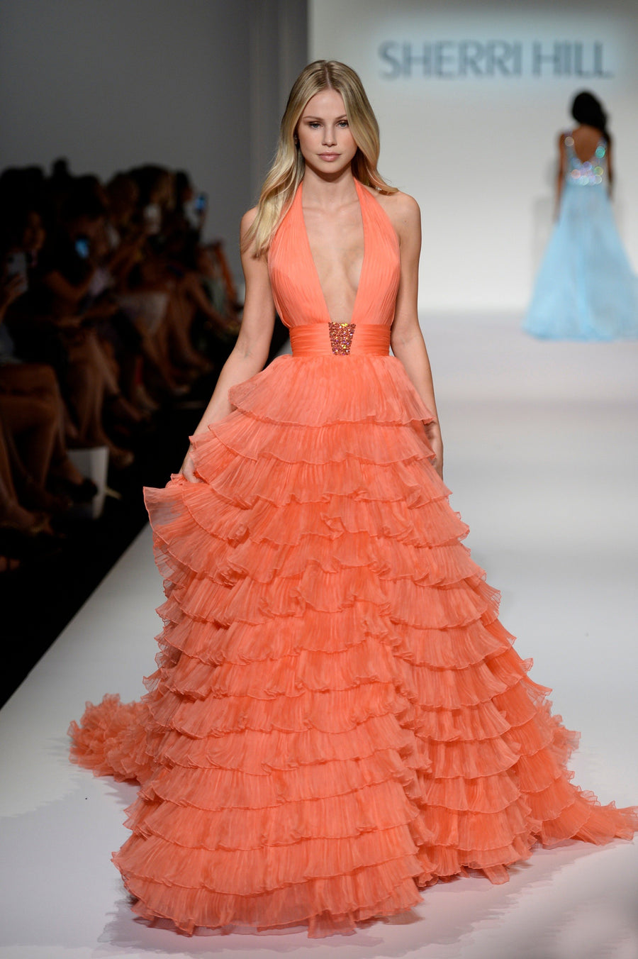 Sherri Hill style 44875 in light blue