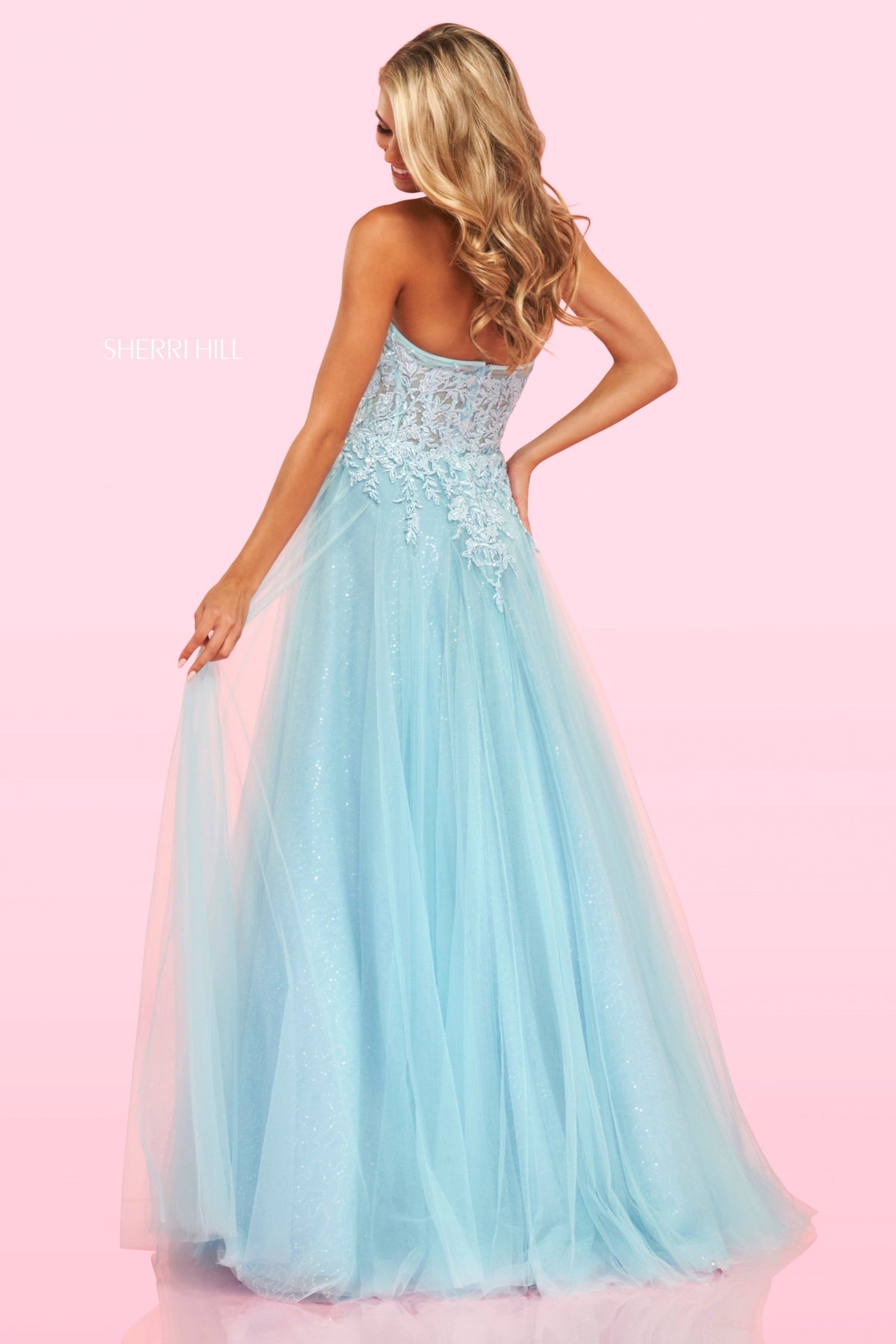 Sherri Hill 54155 tulle ball gown dress