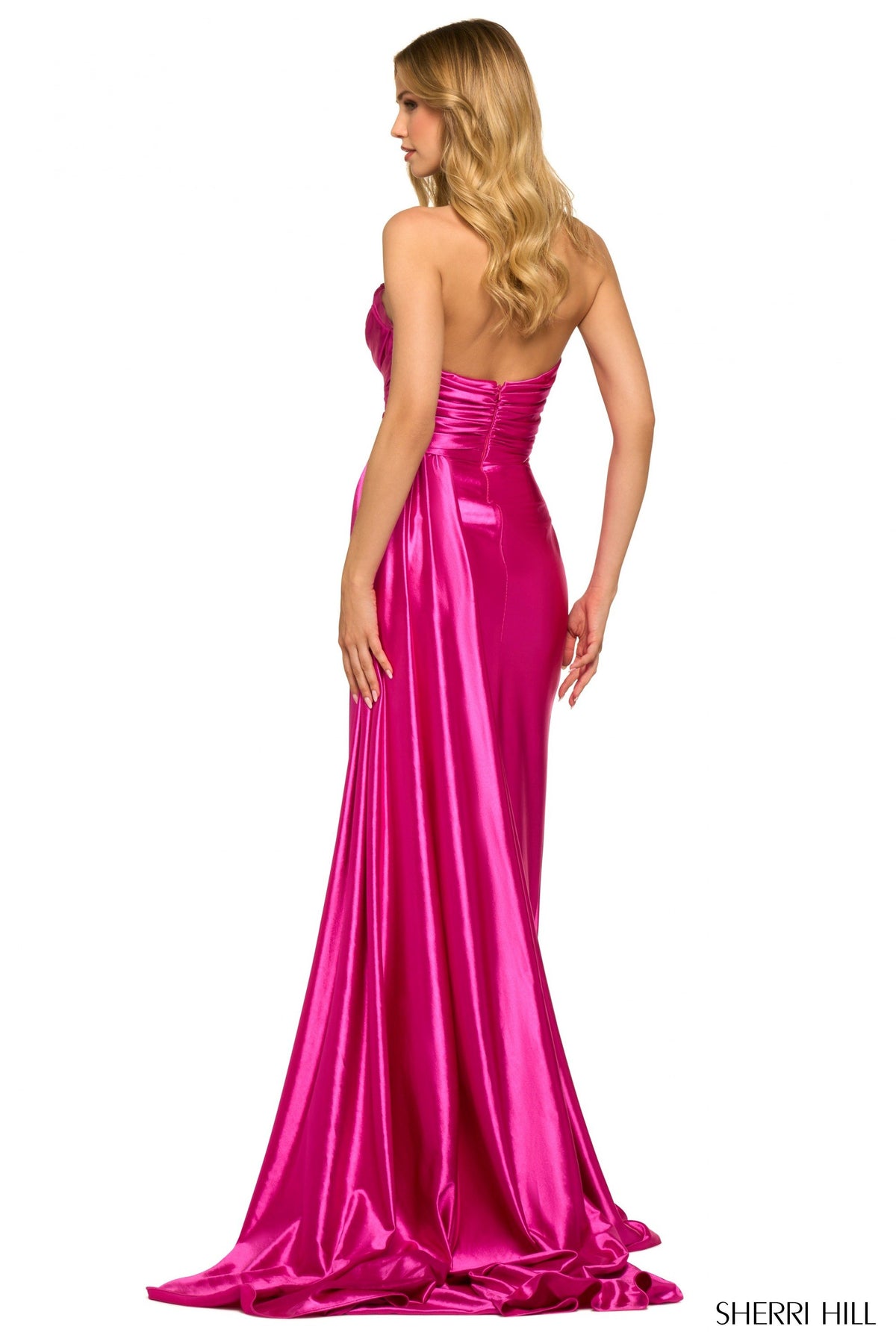 Sherri Hill 55230 strapless corset gown