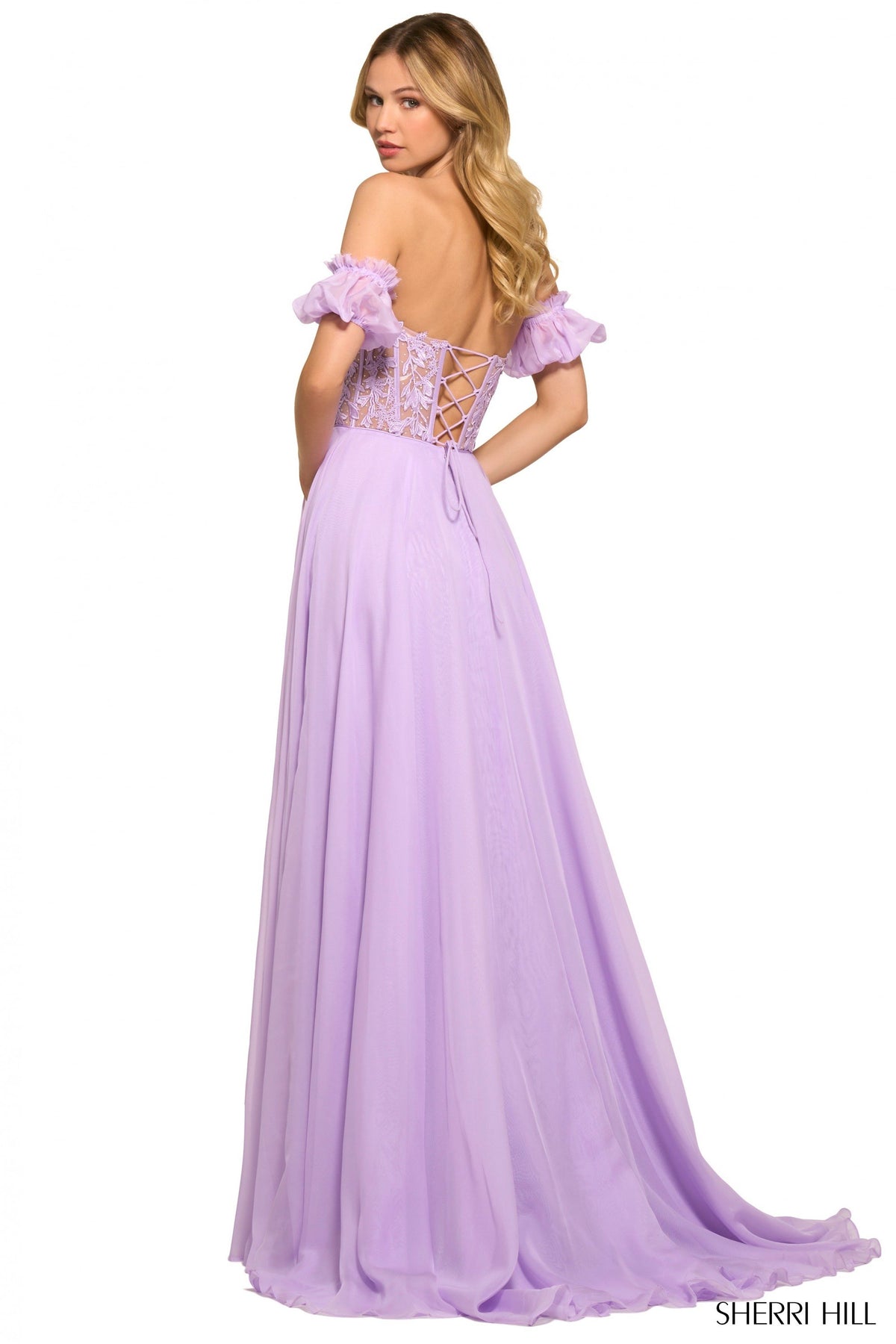 Sherri Hill 55482 chiffon gown