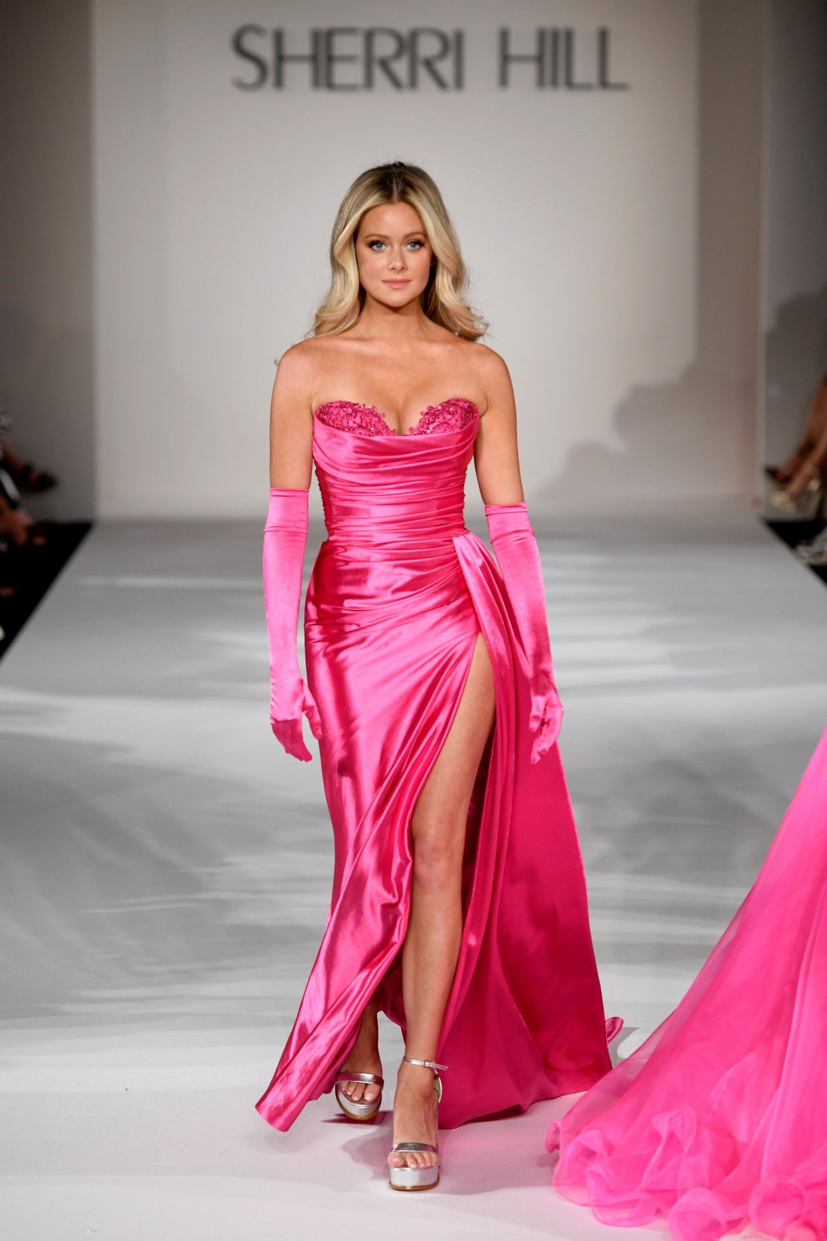 Sherri Hill 55230 strapless corset gown