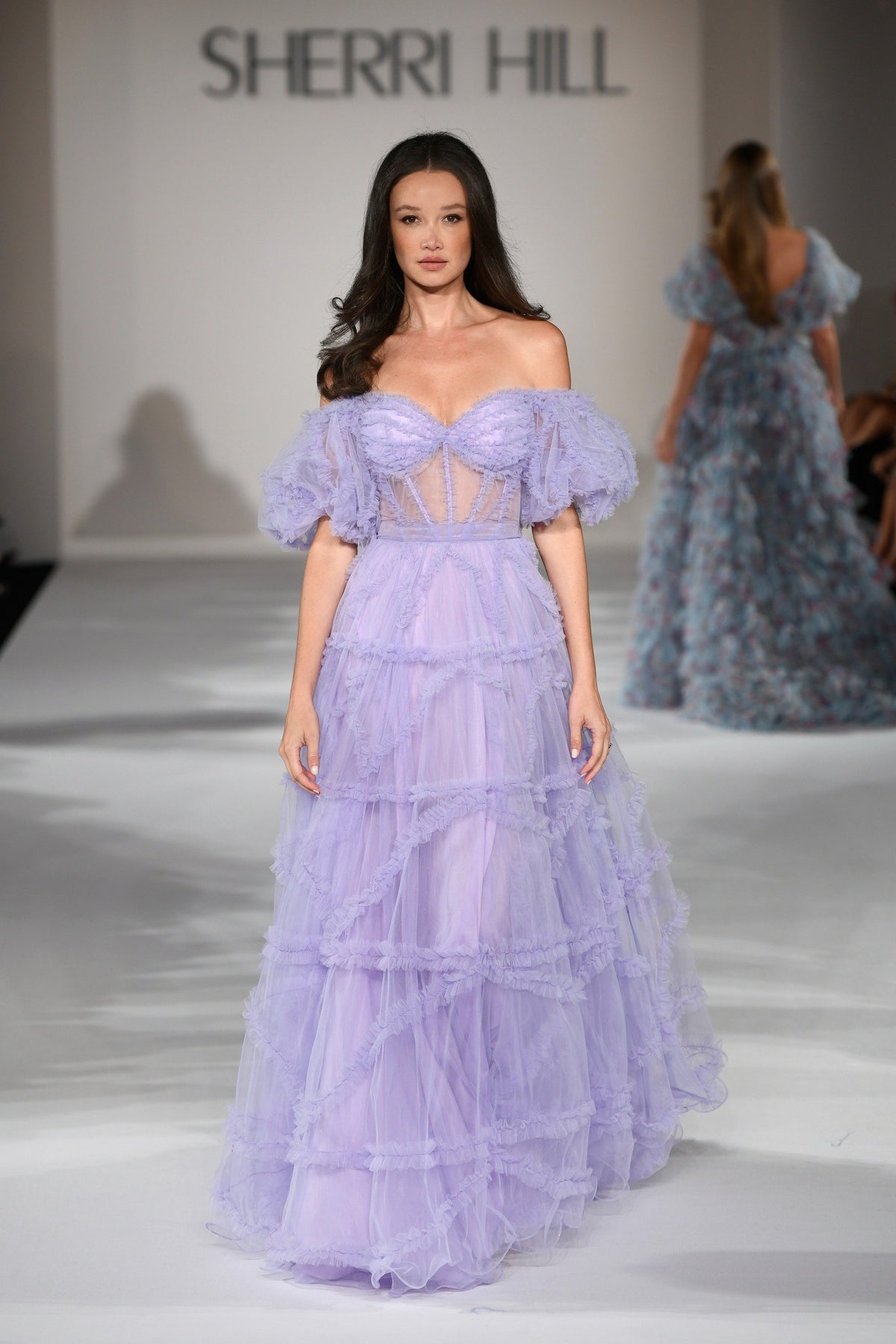 Sherri Hill 55558 tulle gown