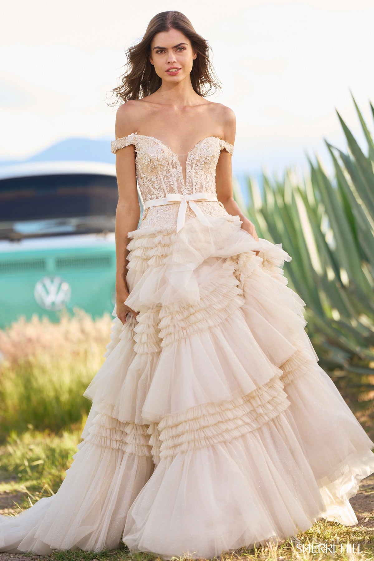 Sherri Hill 55309 tulle ballgown