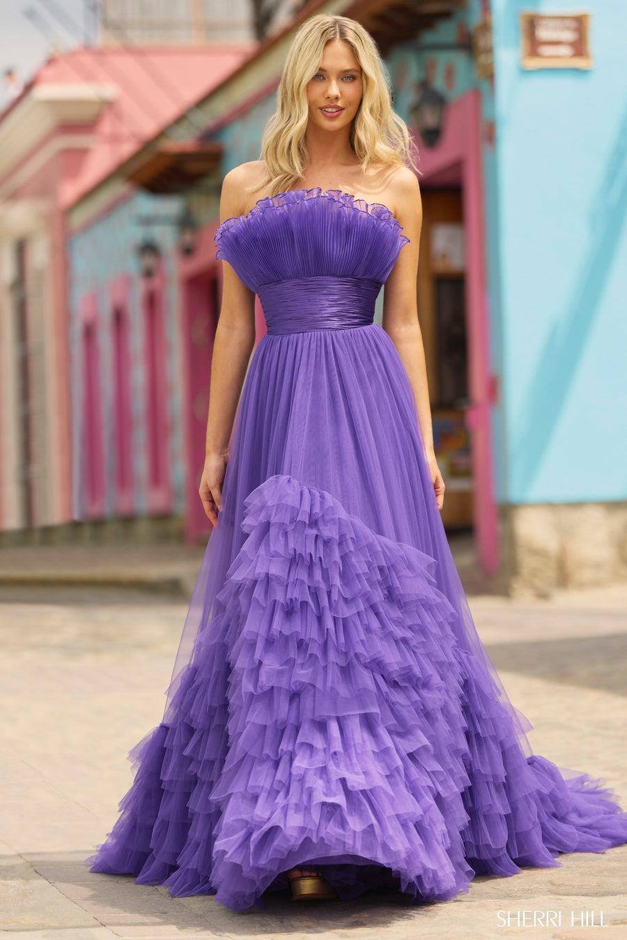 Sherri Hill style 55323 in black, Crumb Catcher Ball Gown