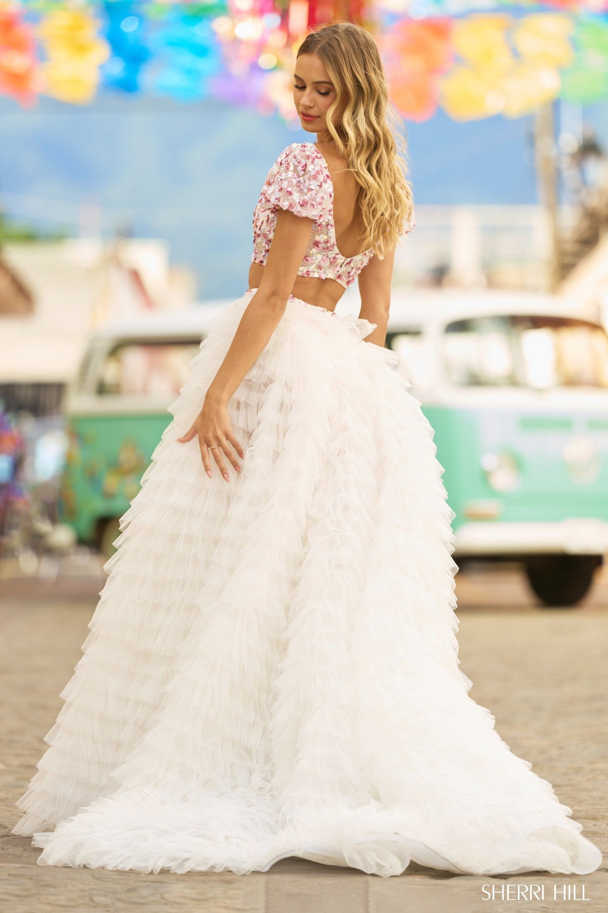 Sherri Hill 55557 two-piece gown