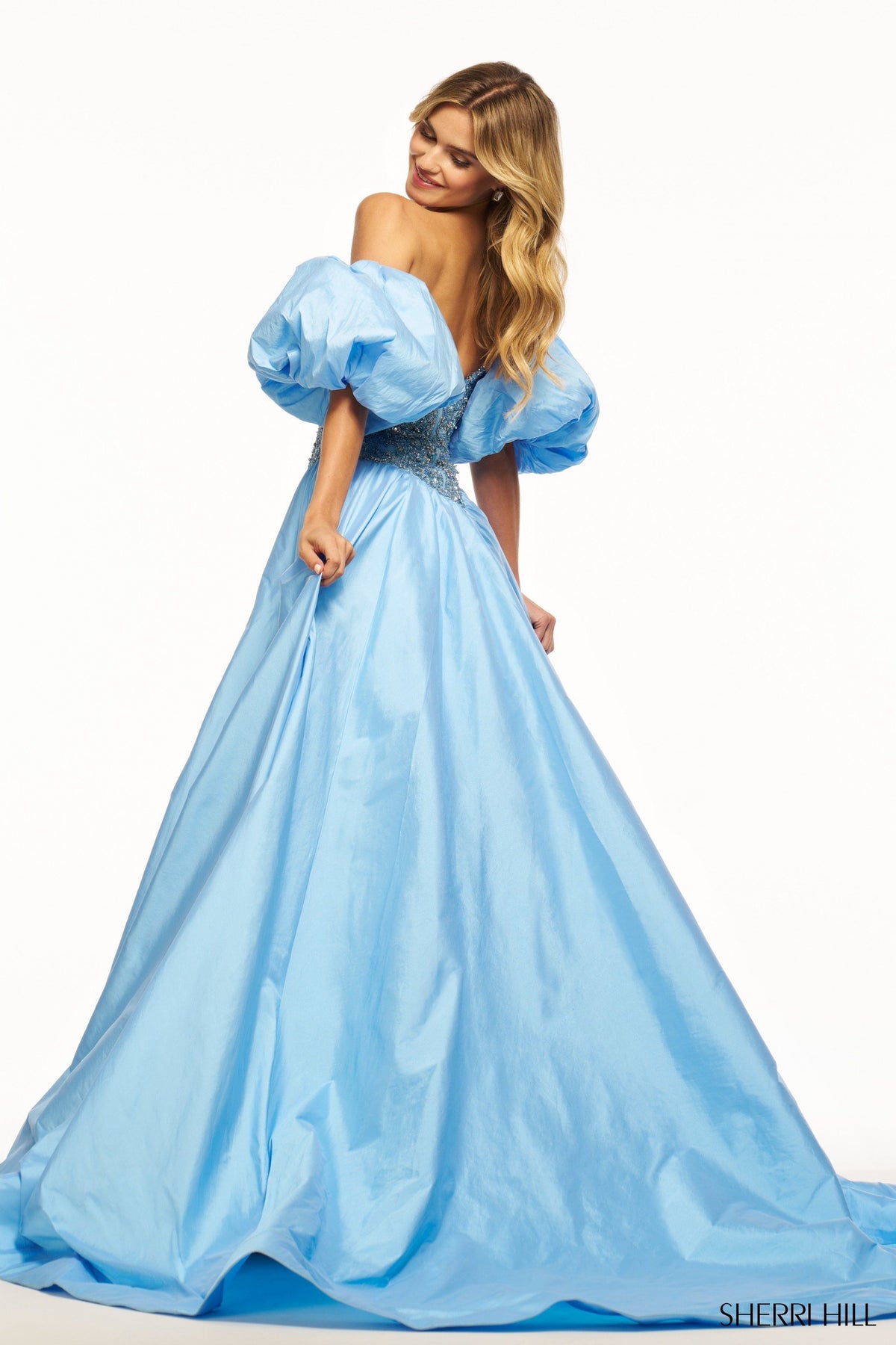 Sherri Hill 55641 taffeta ball gown