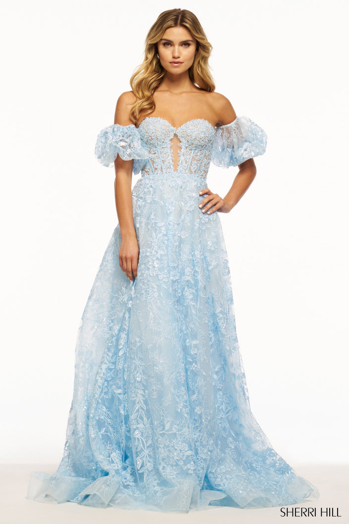 Light Blue Prom Dresses and Gowns 2026 | Sherri Hill Light Blue Prom Dresses and Gowns 2026 | Sherri Hill