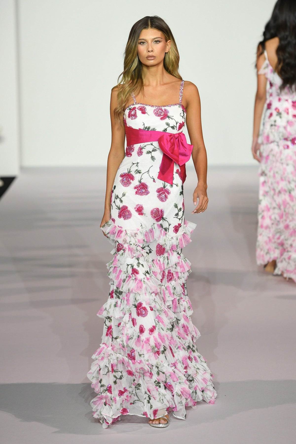 Sherri Hill 56321 beaded floral gown