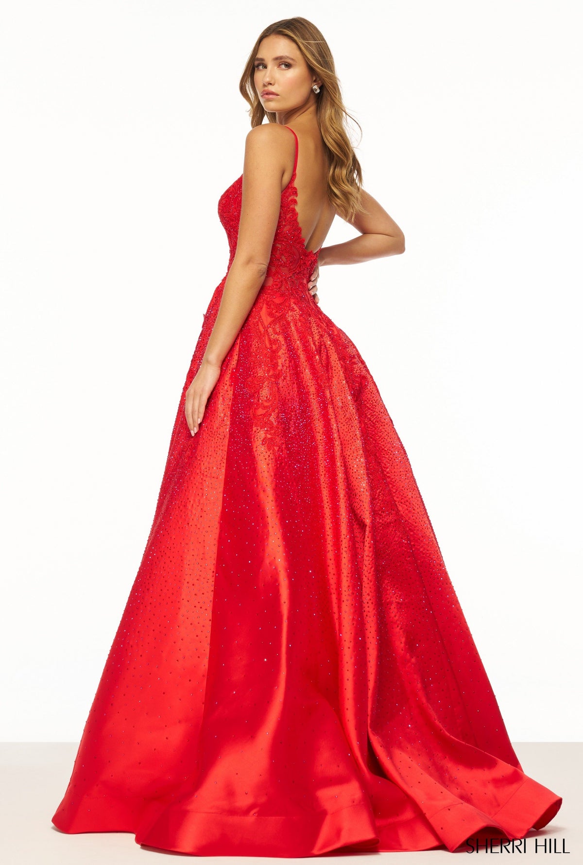 Sherri Hill 56183 hot fix ballgown