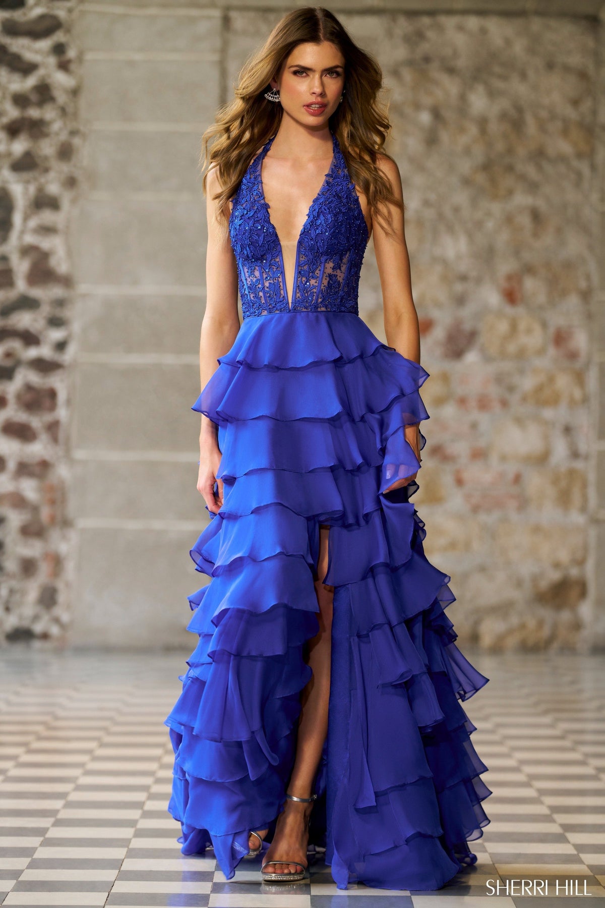 Sherri Hill 56656 halter gown